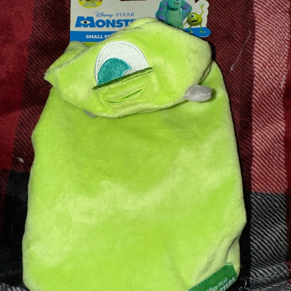 Disney Monsters Inc. Lime Green Small Pet Outfit